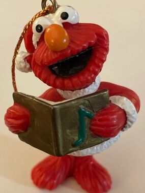 Vintage 1993 Sesame Street Elmo Christmas Ornament Jim Henson Productions